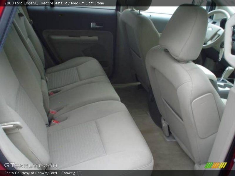 Redfire Metallic / Medium Light Stone 2008 Ford Edge SE