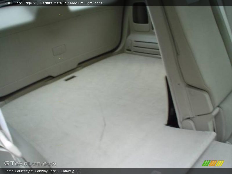 Redfire Metallic / Medium Light Stone 2008 Ford Edge SE
