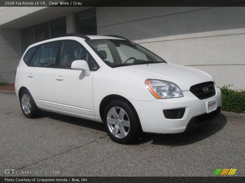 Clear White / Gray 2008 Kia Rondo LX V6
