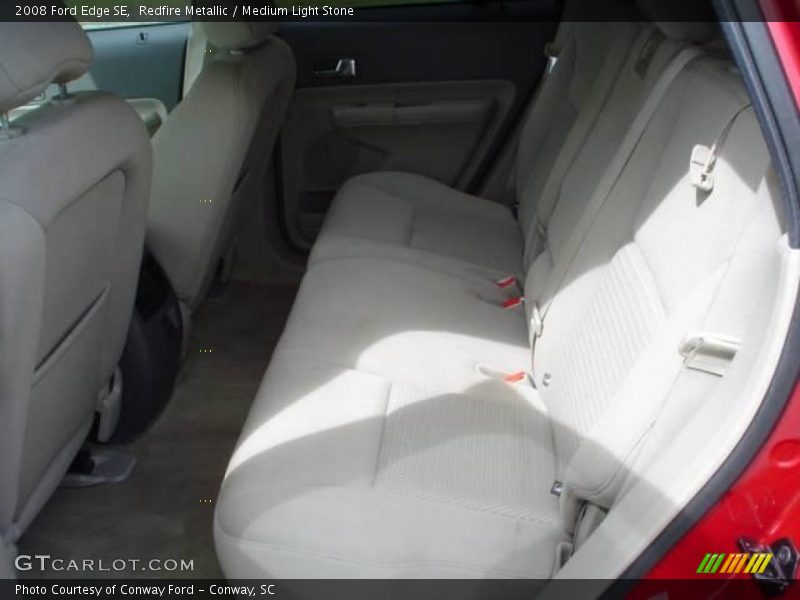 Redfire Metallic / Medium Light Stone 2008 Ford Edge SE