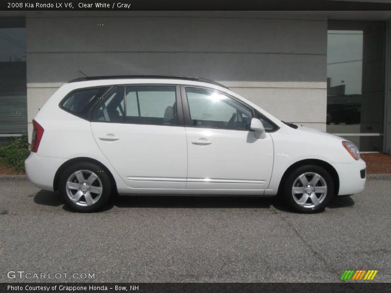 Clear White / Gray 2008 Kia Rondo LX V6