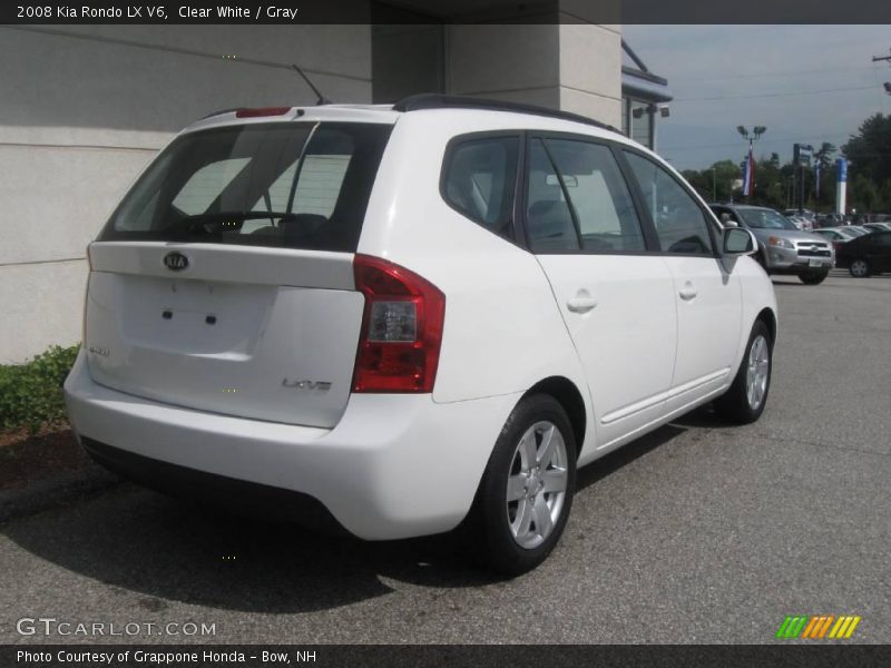 Clear White / Gray 2008 Kia Rondo LX V6