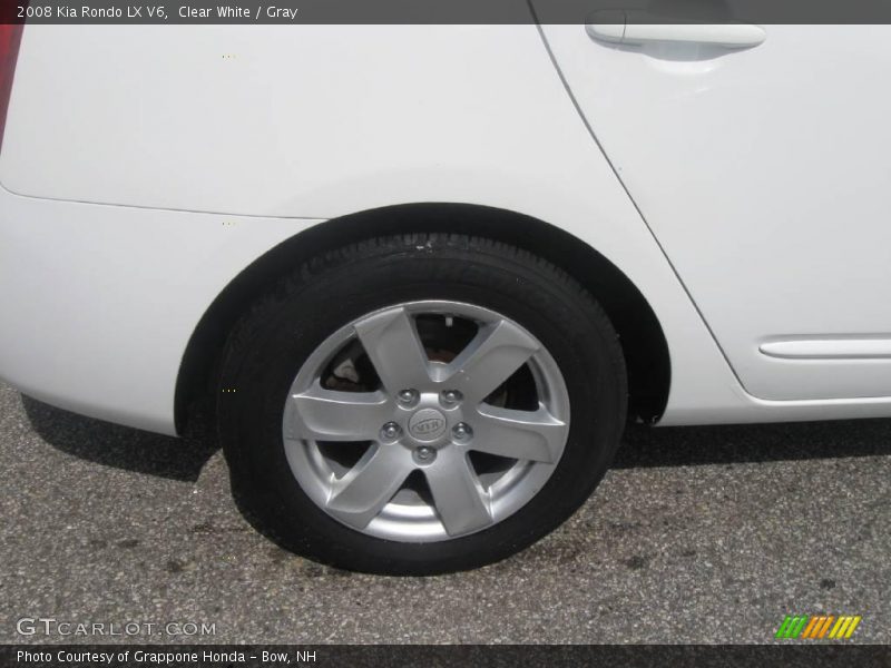 Clear White / Gray 2008 Kia Rondo LX V6