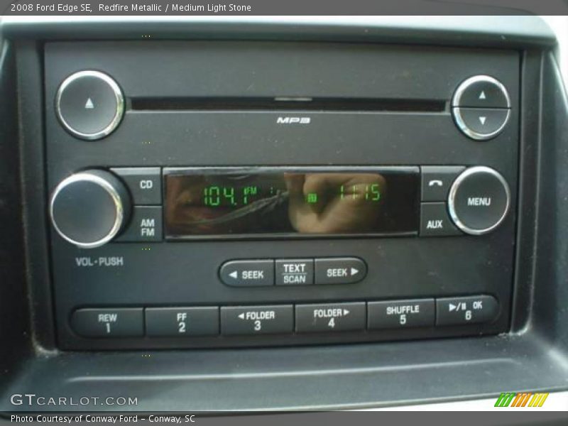 Redfire Metallic / Medium Light Stone 2008 Ford Edge SE