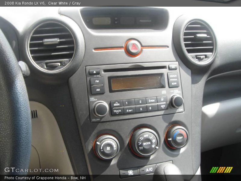 Clear White / Gray 2008 Kia Rondo LX V6