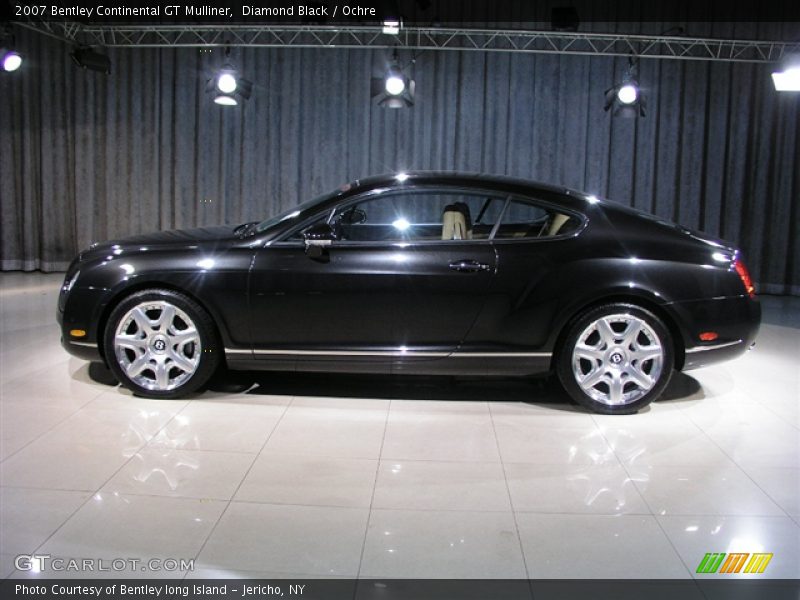 Diamond Black / Ochre 2007 Bentley Continental GT Mulliner