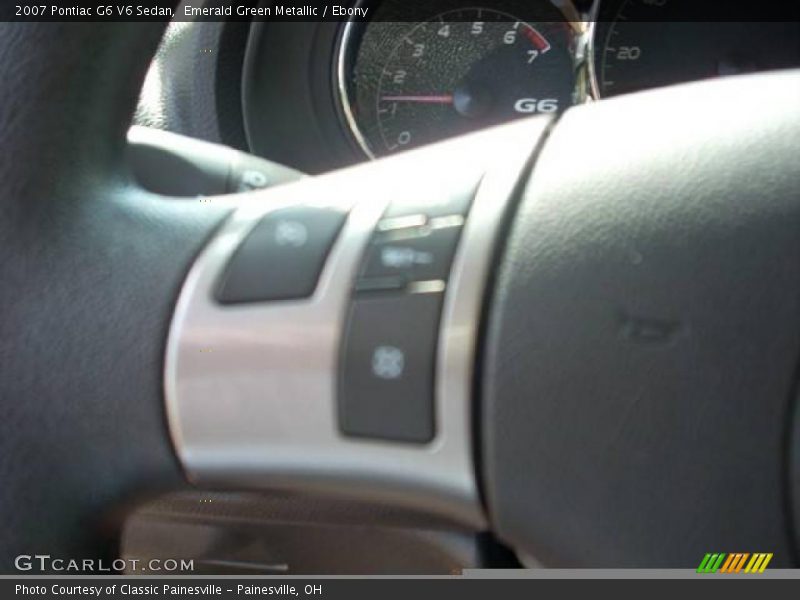 Emerald Green Metallic / Ebony 2007 Pontiac G6 V6 Sedan