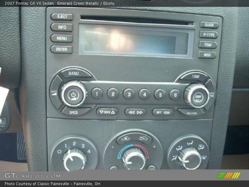Emerald Green Metallic / Ebony 2007 Pontiac G6 V6 Sedan