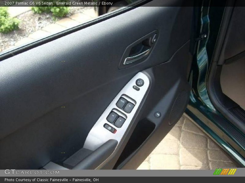 Emerald Green Metallic / Ebony 2007 Pontiac G6 V6 Sedan
