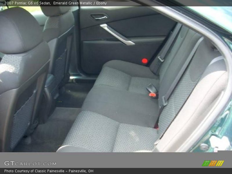 Emerald Green Metallic / Ebony 2007 Pontiac G6 V6 Sedan