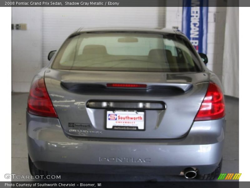 Shadow Gray Metallic / Ebony 2008 Pontiac Grand Prix Sedan