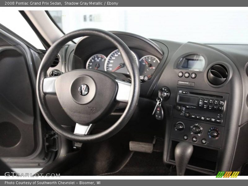 Shadow Gray Metallic / Ebony 2008 Pontiac Grand Prix Sedan
