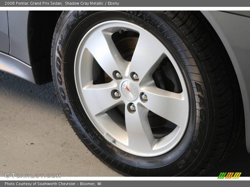 Shadow Gray Metallic / Ebony 2008 Pontiac Grand Prix Sedan