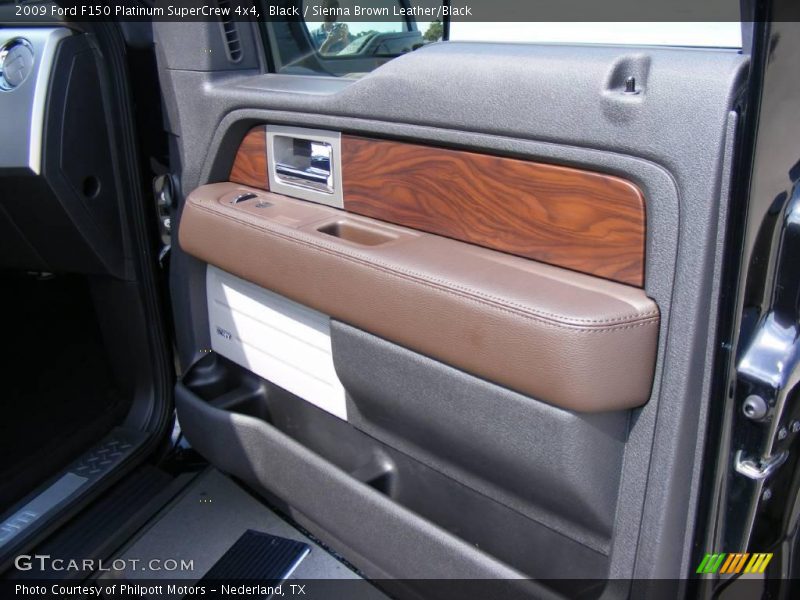 Black / Sienna Brown Leather/Black 2009 Ford F150 Platinum SuperCrew 4x4