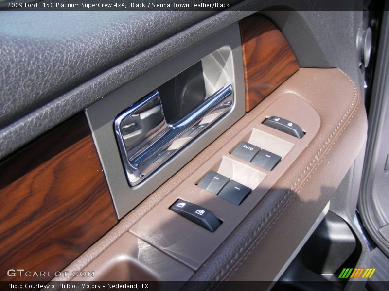 Black / Sienna Brown Leather/Black 2009 Ford F150 Platinum SuperCrew 4x4