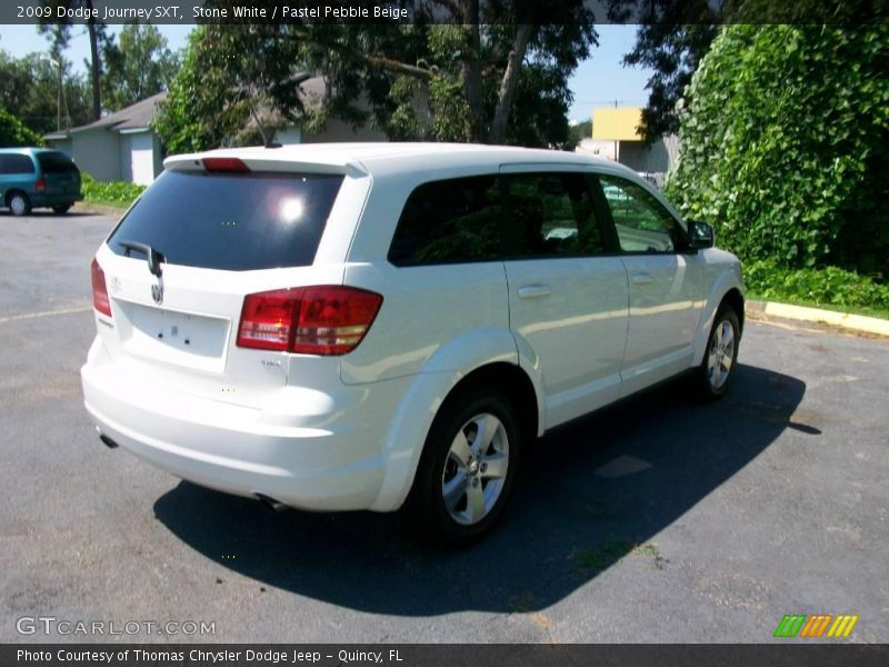 Stone White / Pastel Pebble Beige 2009 Dodge Journey SXT