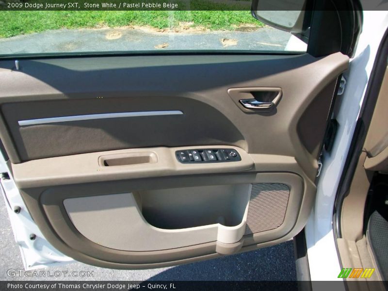 Stone White / Pastel Pebble Beige 2009 Dodge Journey SXT