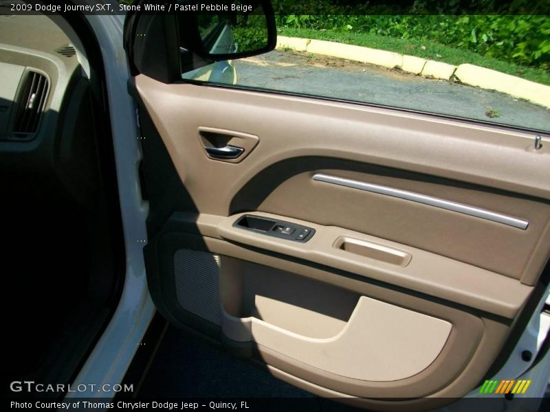 Stone White / Pastel Pebble Beige 2009 Dodge Journey SXT