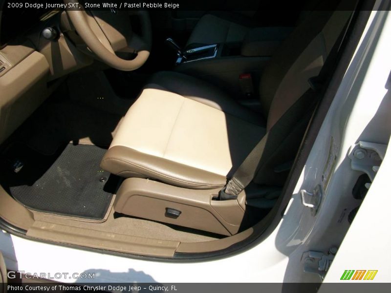 Stone White / Pastel Pebble Beige 2009 Dodge Journey SXT