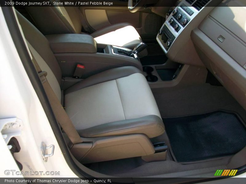 Stone White / Pastel Pebble Beige 2009 Dodge Journey SXT