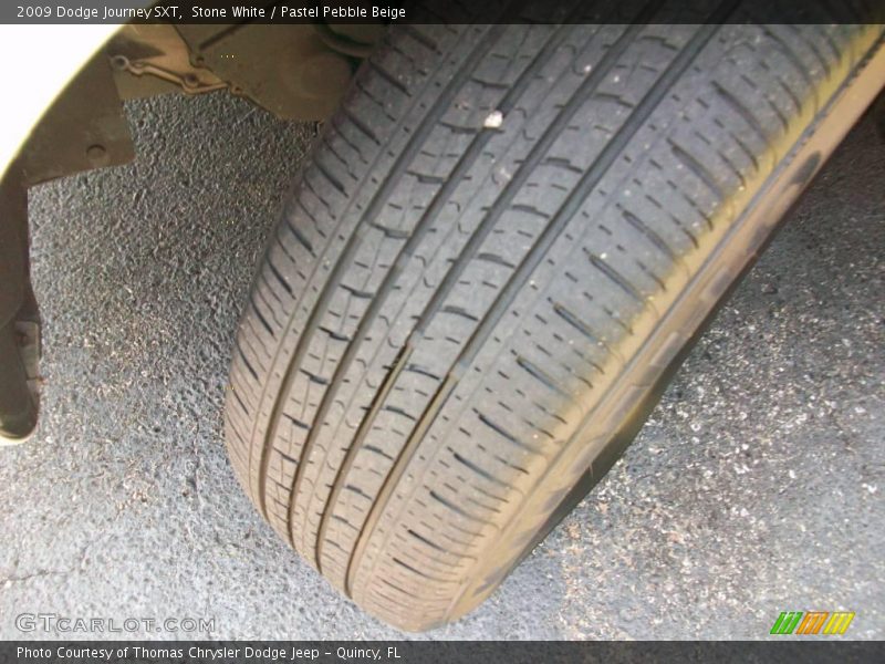 Stone White / Pastel Pebble Beige 2009 Dodge Journey SXT