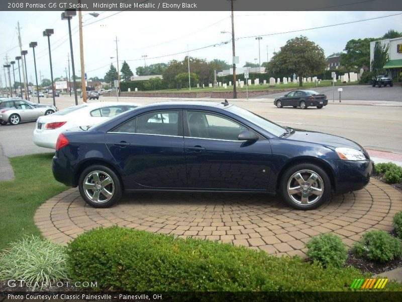 Midnight Blue Metallic / Ebony Black 2008 Pontiac G6 GT Sedan