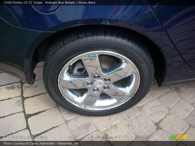 Midnight Blue Metallic / Ebony Black 2008 Pontiac G6 GT Sedan