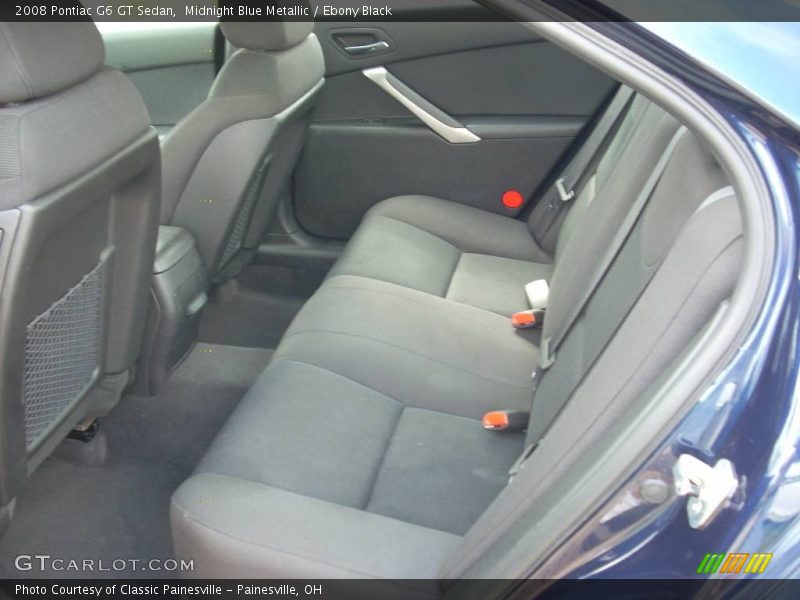 Midnight Blue Metallic / Ebony Black 2008 Pontiac G6 GT Sedan