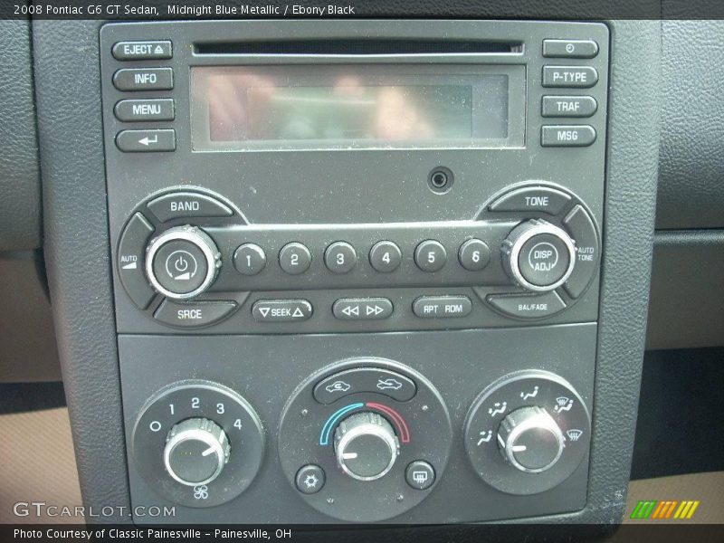 Midnight Blue Metallic / Ebony Black 2008 Pontiac G6 GT Sedan