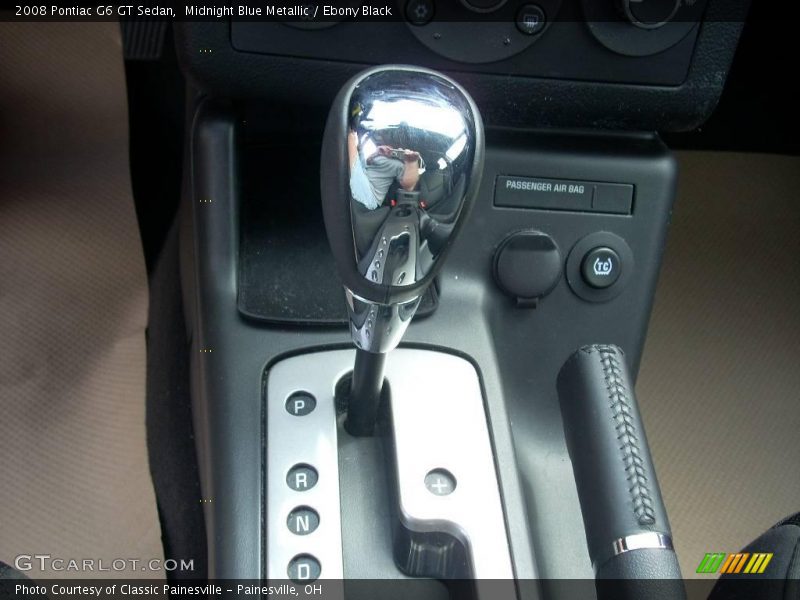 Midnight Blue Metallic / Ebony Black 2008 Pontiac G6 GT Sedan