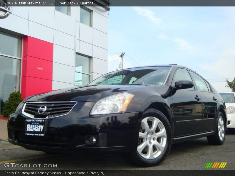 Super Black / Charcoal 2007 Nissan Maxima 3.5 SL