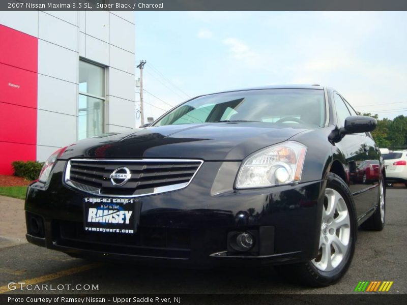 Super Black / Charcoal 2007 Nissan Maxima 3.5 SL