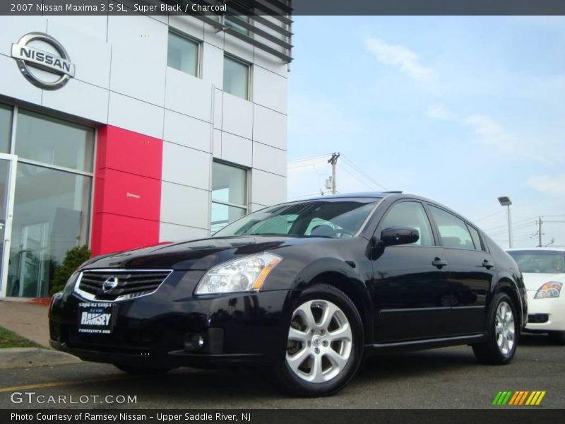 Super Black / Charcoal 2007 Nissan Maxima 3.5 SL