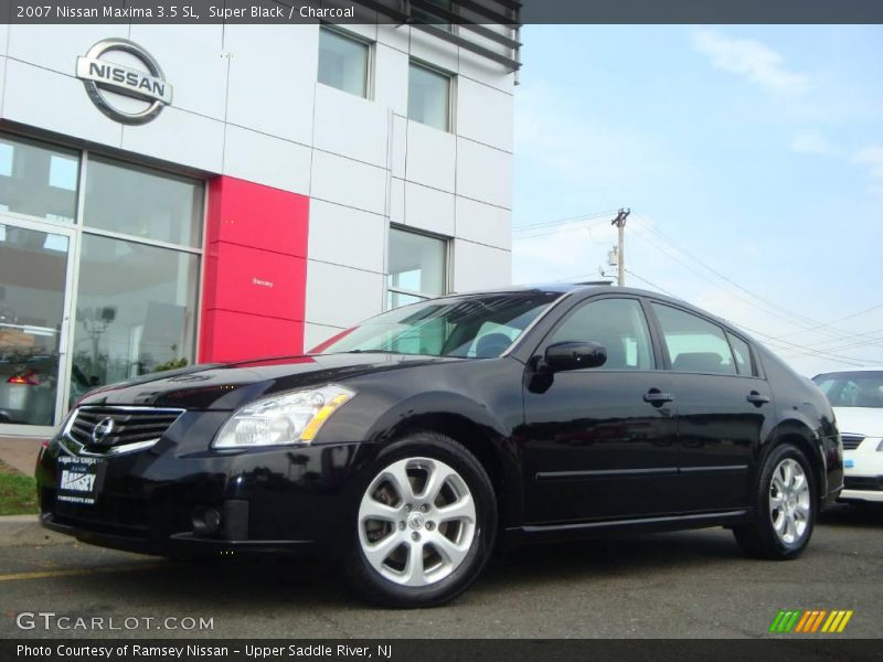 Super Black / Charcoal 2007 Nissan Maxima 3.5 SL