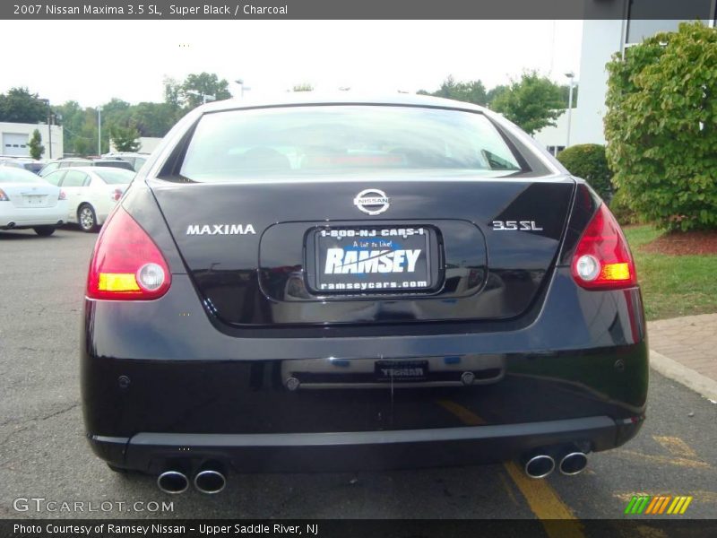 Super Black / Charcoal 2007 Nissan Maxima 3.5 SL