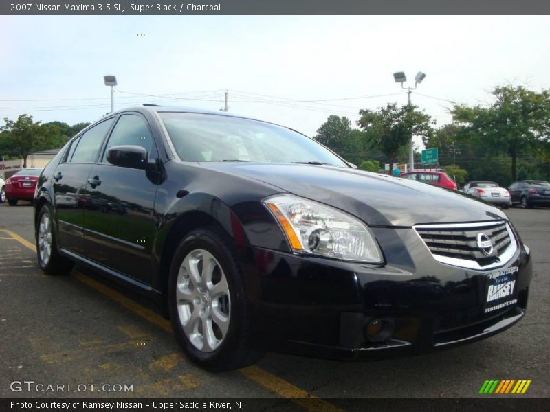 Super Black / Charcoal 2007 Nissan Maxima 3.5 SL