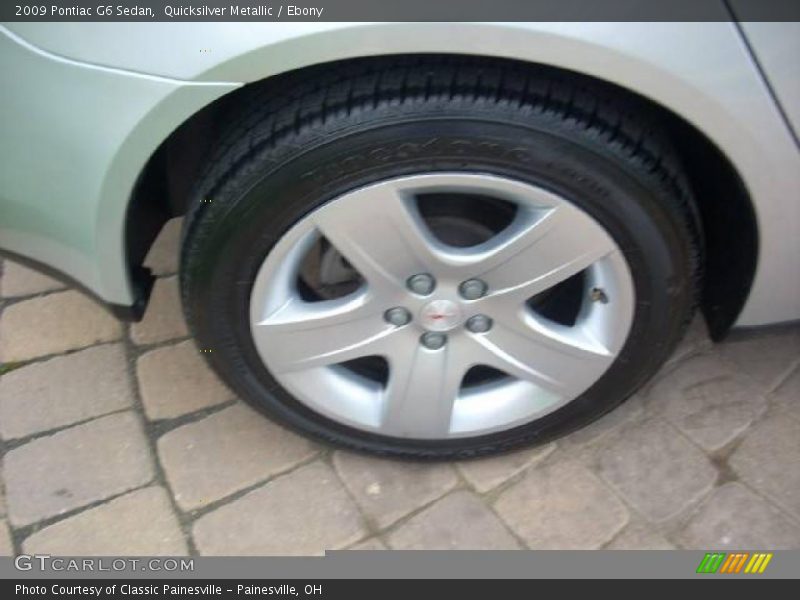 Quicksilver Metallic / Ebony 2009 Pontiac G6 Sedan