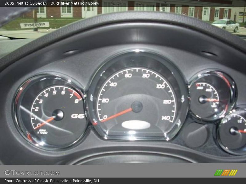 Quicksilver Metallic / Ebony 2009 Pontiac G6 Sedan