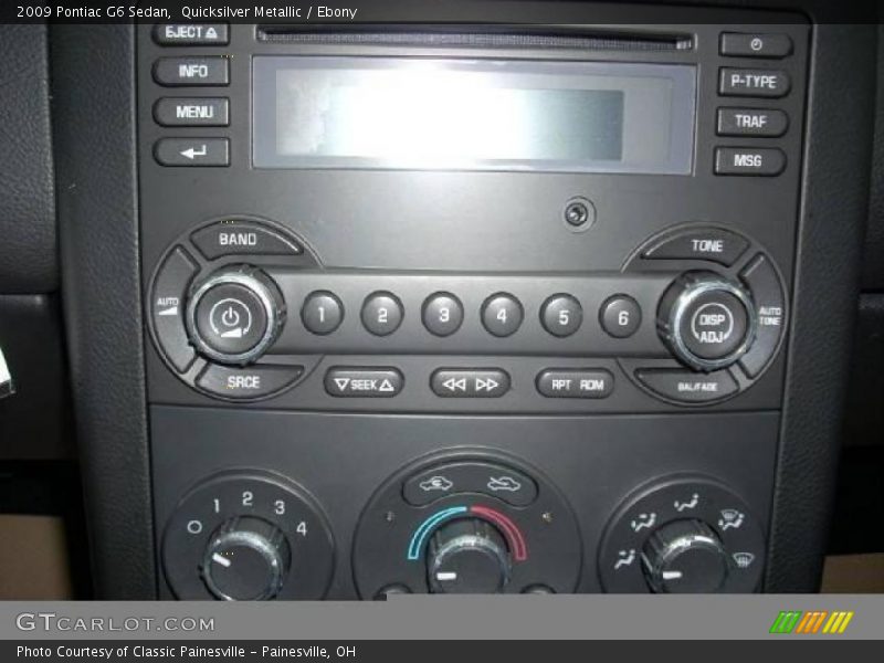 Quicksilver Metallic / Ebony 2009 Pontiac G6 Sedan