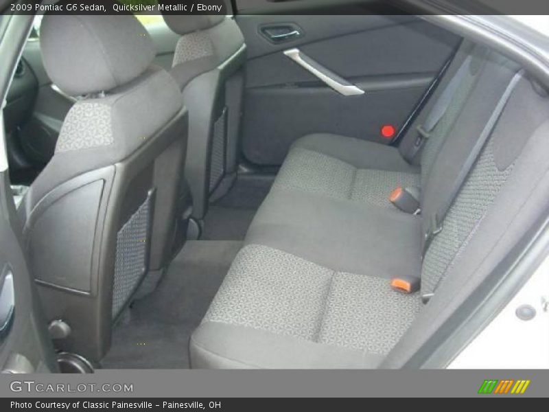 Quicksilver Metallic / Ebony 2009 Pontiac G6 Sedan