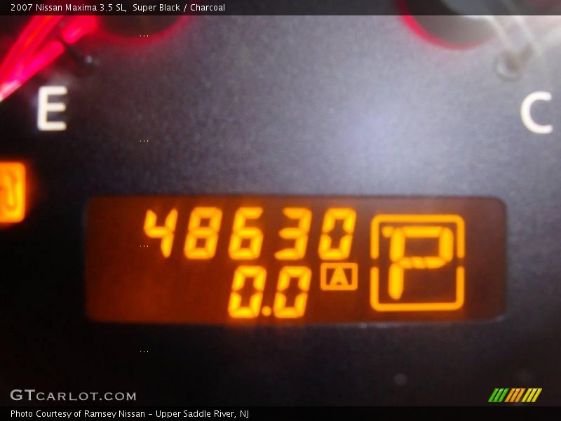Super Black / Charcoal 2007 Nissan Maxima 3.5 SL