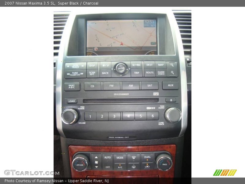 Super Black / Charcoal 2007 Nissan Maxima 3.5 SL