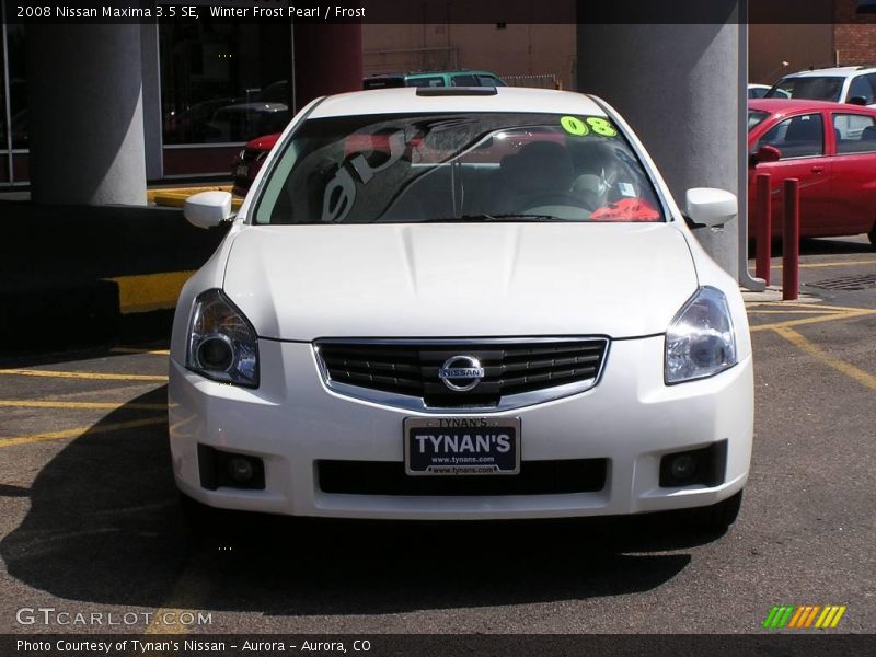 Winter Frost Pearl / Frost 2008 Nissan Maxima 3.5 SE