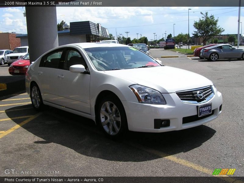 Winter Frost Pearl / Frost 2008 Nissan Maxima 3.5 SE