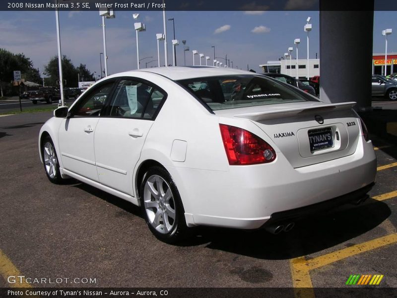 Winter Frost Pearl / Frost 2008 Nissan Maxima 3.5 SE