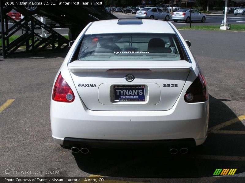 Winter Frost Pearl / Frost 2008 Nissan Maxima 3.5 SE