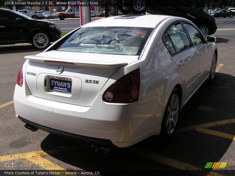 Winter Frost Pearl / Frost 2008 Nissan Maxima 3.5 SE