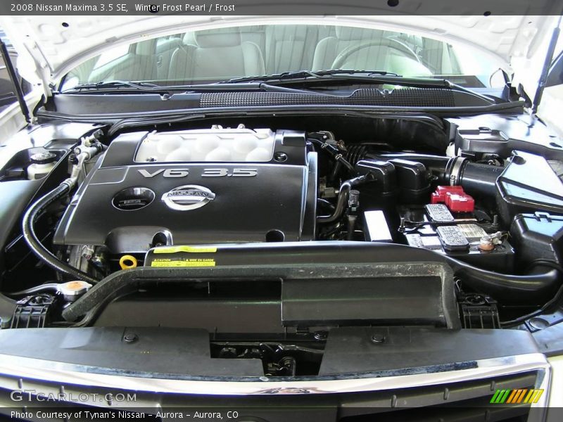 Winter Frost Pearl / Frost 2008 Nissan Maxima 3.5 SE