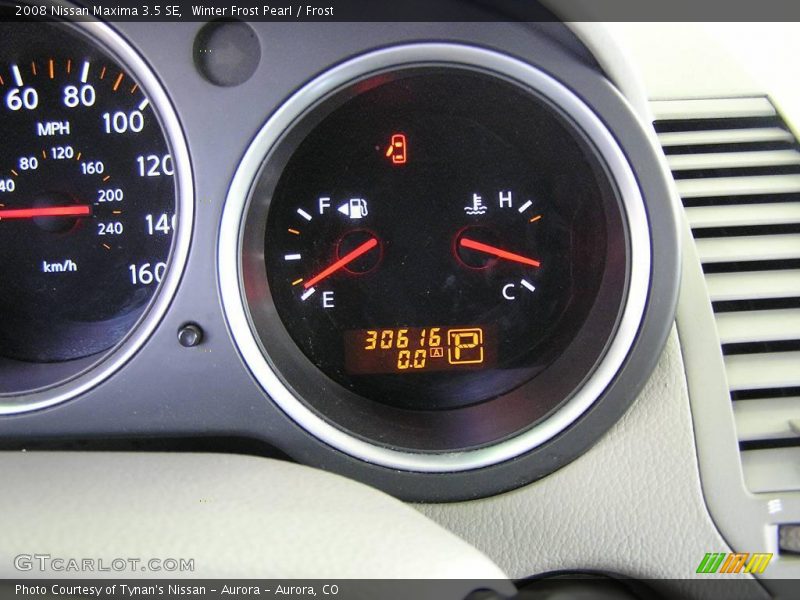Winter Frost Pearl / Frost 2008 Nissan Maxima 3.5 SE