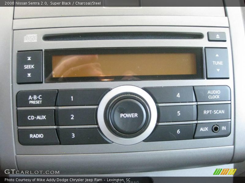 Super Black / Charcoal/Steel 2008 Nissan Sentra 2.0